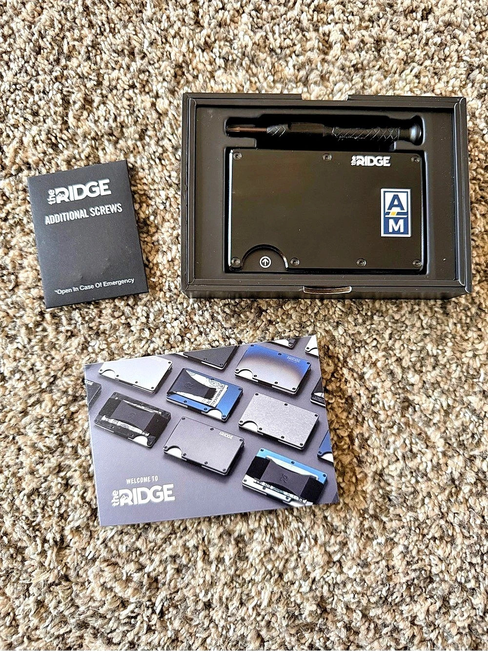NWT - Ridge Wallet Black Money Clip